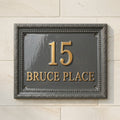 The Sterling Heritage — Cast Aluminum Address Plaque