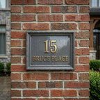 The Sterling Heritage — Cast Aluminum Address Plaque