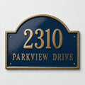 Harbor Arch Address Plaque – Handcrafted Cast Aluminum | RidgeCo
