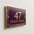 Phoenicia Heritage™ Cast Aluminum Address Plaque – Custom House Number Sign