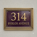 Cast Aluminum House Number Plaque | Custom Address Sign | RidgeCo