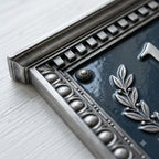 Roman Classical House Number Plaque | Personalized Cast Aluminum Address Sign
