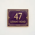 Phoenicia Heritage™ Cast Aluminum Address Plaque – Custom House Number Sign