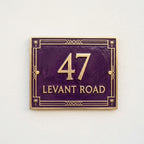 Phoenicia Heritage™ Cast Aluminum Address Plaque – Custom House Number Sign