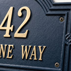 Tideline – Handcrafted Cast Aluminum Address Plaque